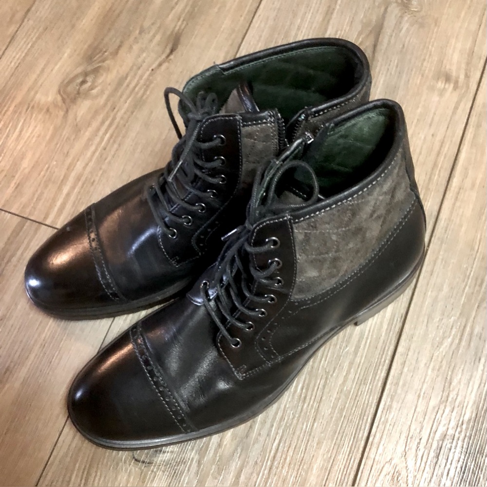 Johnson & Murphy J&M 1850 Mens Black Boots